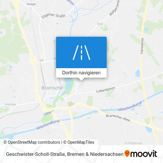 Geschwister-Scholl-Straße Karte