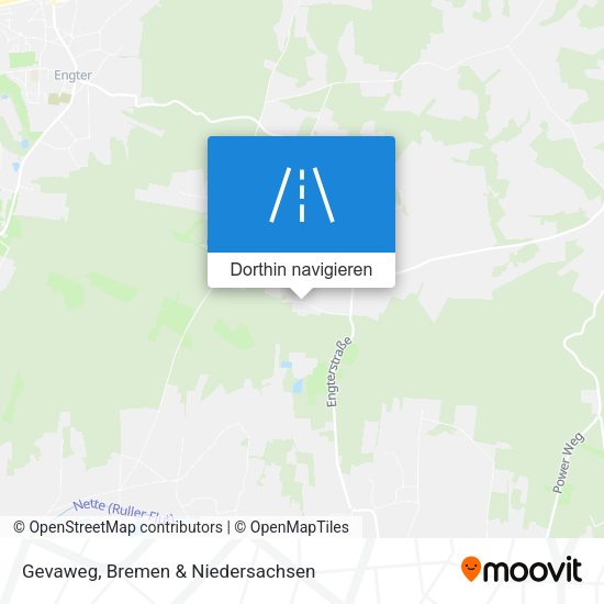 Gevaweg Karte