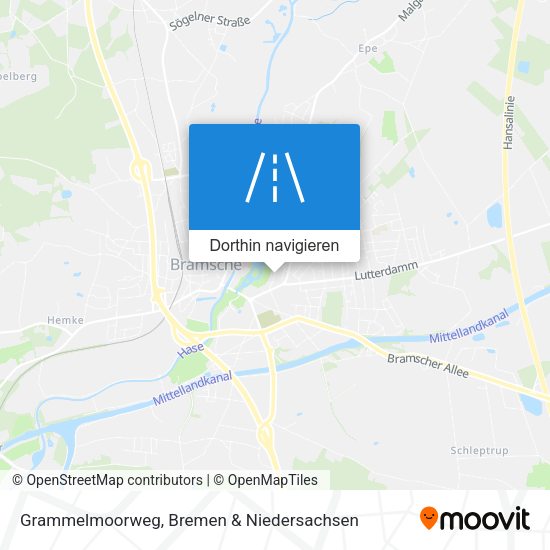 Grammelmoorweg Karte