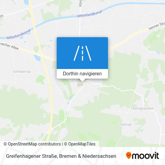 Greifenhagener Straße Karte