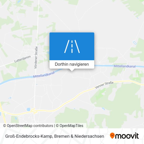 Groß-Endebrocks-Kamp Karte