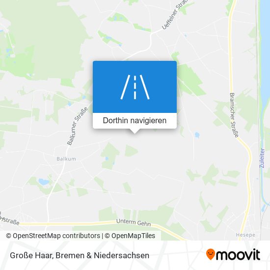 Große Haar Karte