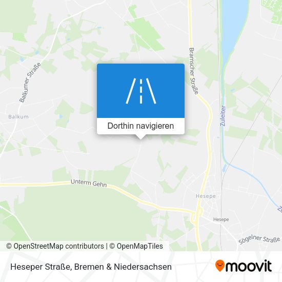 Heseper Straße Karte