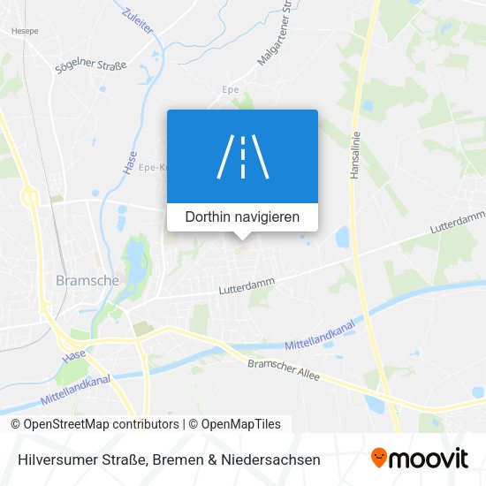 Hilversumer Straße Karte