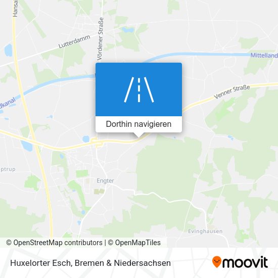 Huxelorter Esch Karte