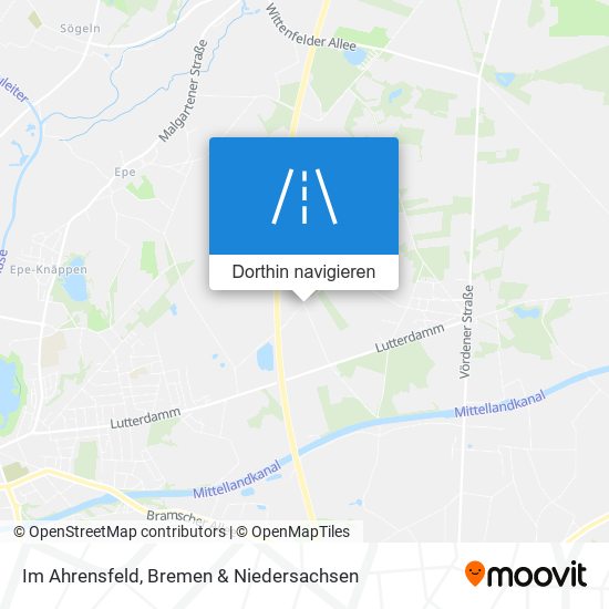 Im Ahrensfeld Karte