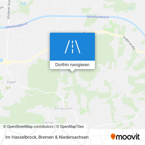 Im Hasselbrock Karte