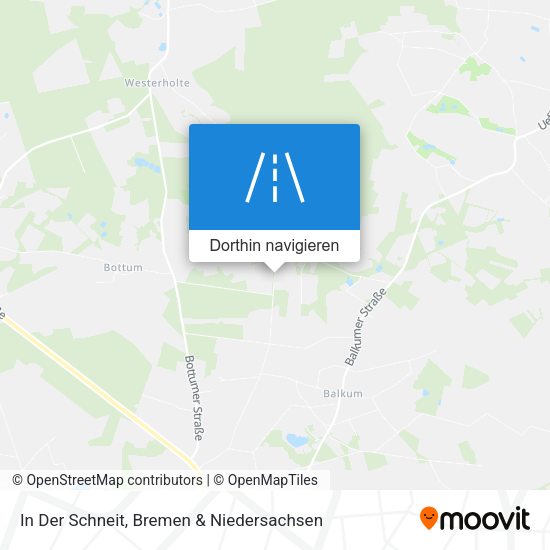 In Der Schneit Karte