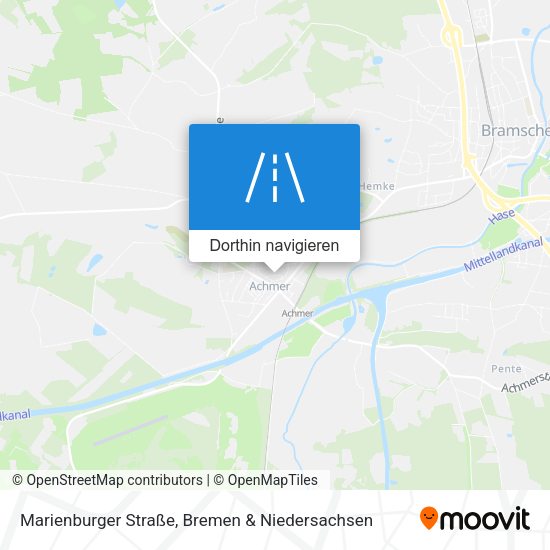 Marienburger Straße Karte