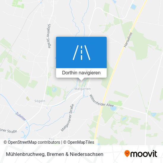 Mühlenbruchweg Karte