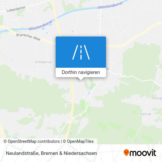 Neulandstraße Karte