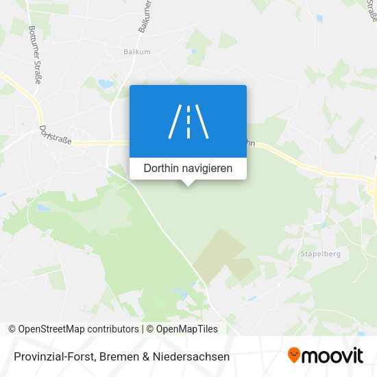 Provinzial-Forst Karte