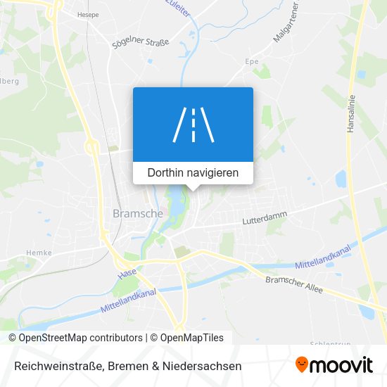 Reichweinstraße Karte