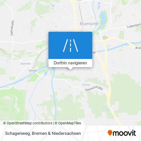 Schagenweg Karte