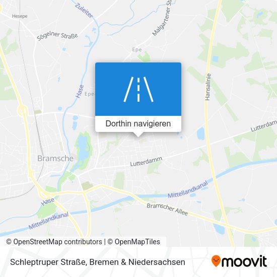 Schleptruper Straße Karte