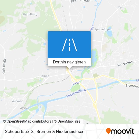 Schubertstraße Karte