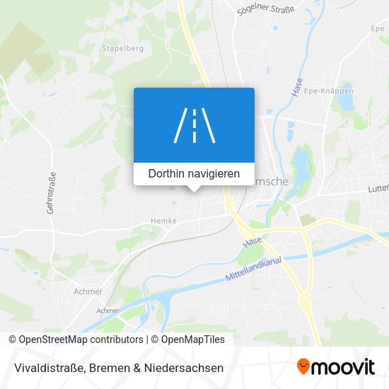 Vivaldistraße Karte