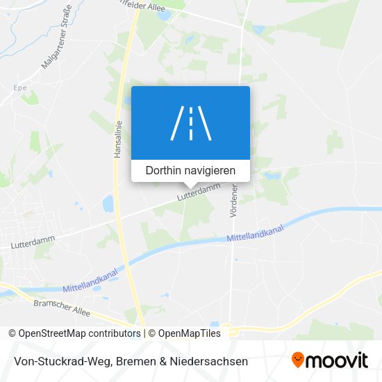 Von-Stuckrad-Weg Karte