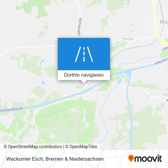 Wackumer Esch Karte