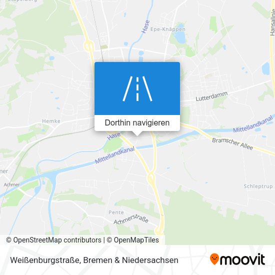 Weißenburgstraße Karte