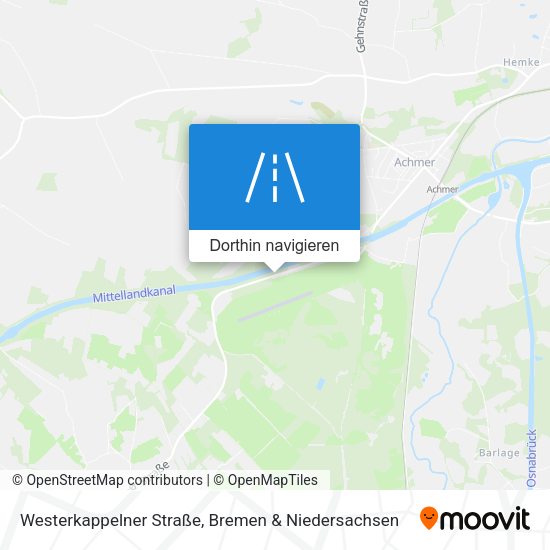 Westerkappelner Straße Karte