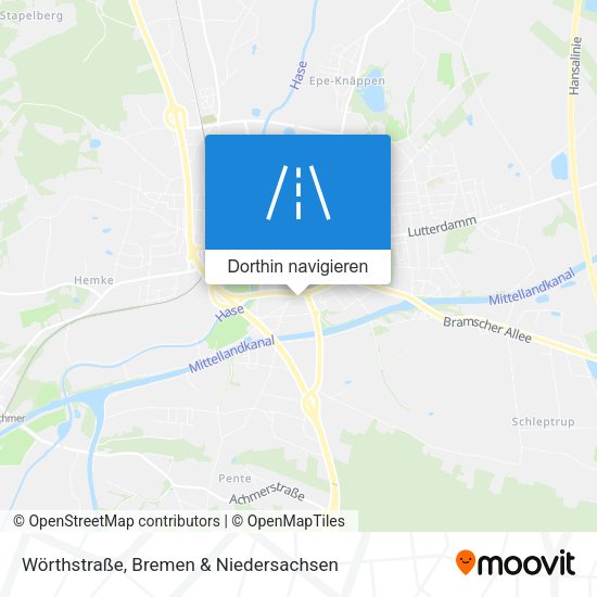 Wörthstraße Karte