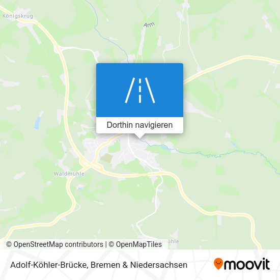 Adolf-Köhler-Brücke Karte