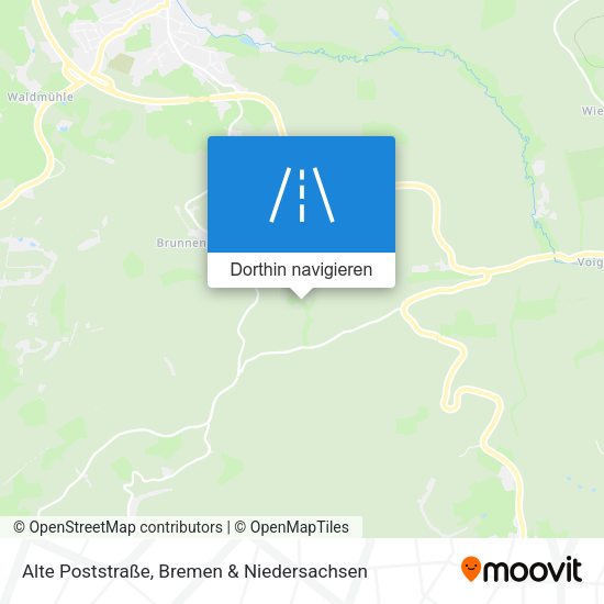 Alte Poststraße Karte