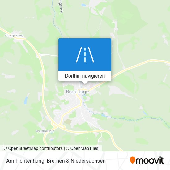 Am Fichtenhang Karte