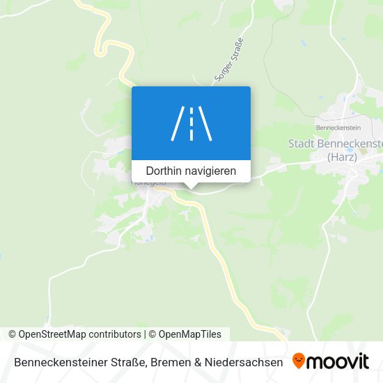 Benneckensteiner Straße Karte
