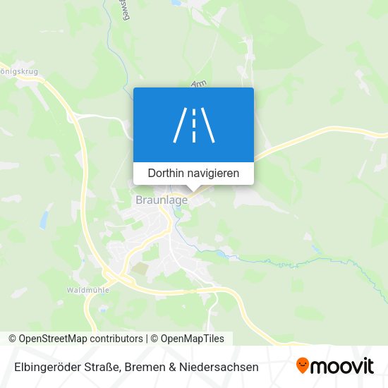 Elbingeröder Straße Karte