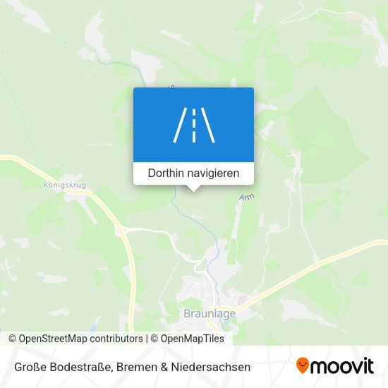 Große Bodestraße Karte