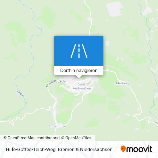 Hilfe-Gottes-Teich-Weg Karte