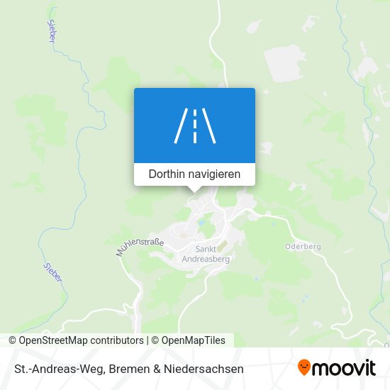 St.-Andreas-Weg Karte