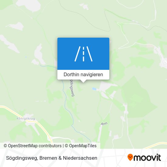 Sögdingsweg Karte