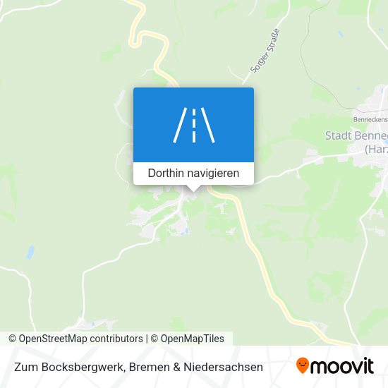 Zum Bocksbergwerk Karte