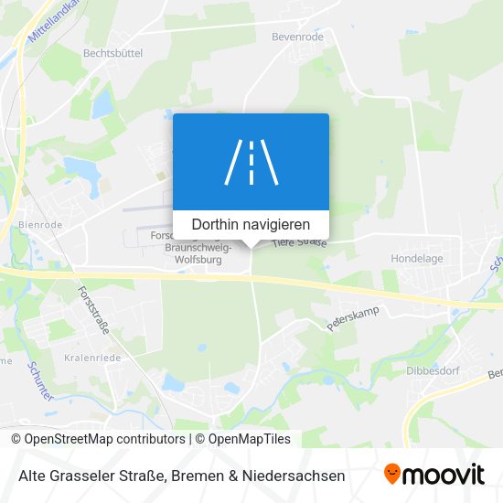 Alte Grasseler Straße Karte