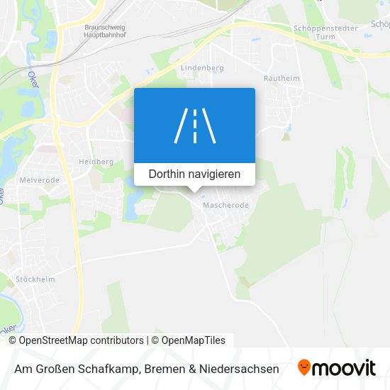 Am Großen Schafkamp Karte