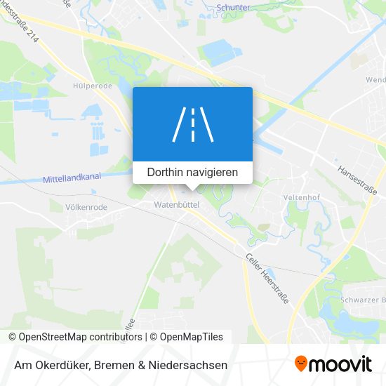 Am Okerdüker Karte