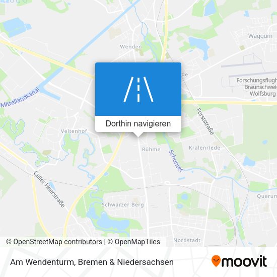 Am Wendenturm Karte
