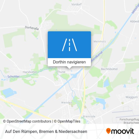 Auf Den Rümpen Karte