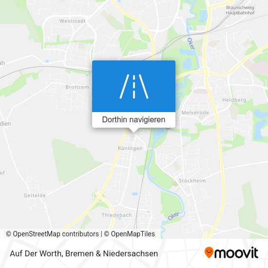 Auf Der Worth Karte