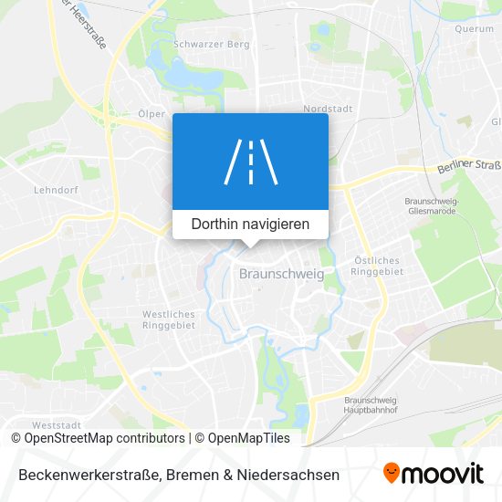 Beckenwerkerstraße Karte