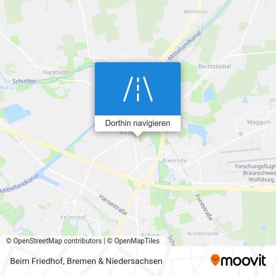 Beim Friedhof Karte