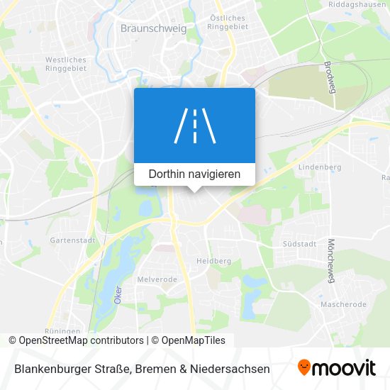 Blankenburger Straße Karte