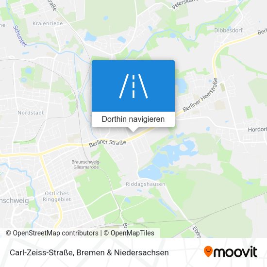 Carl-Zeiss-Straße Karte