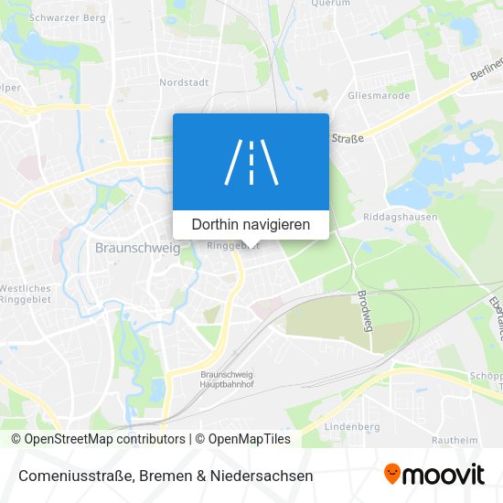 Comeniusstraße Karte