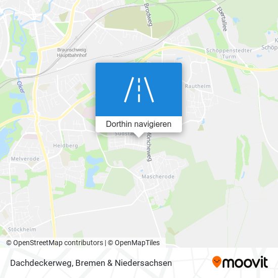 Dachdeckerweg Karte