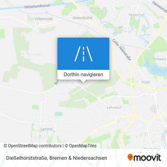 Dießelhorststraße Karte