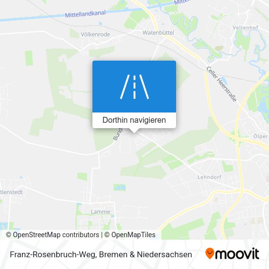 Franz-Rosenbruch-Weg Karte
